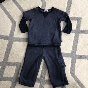 Splendid 6-12 months Navy sweatpants/shirt
